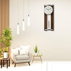Seiko Clocks Wooden Pendulum Wall Clock QXH078Z