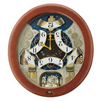 Seiko Melodies in Motion Wall Clock with Wooden Case QXM376B