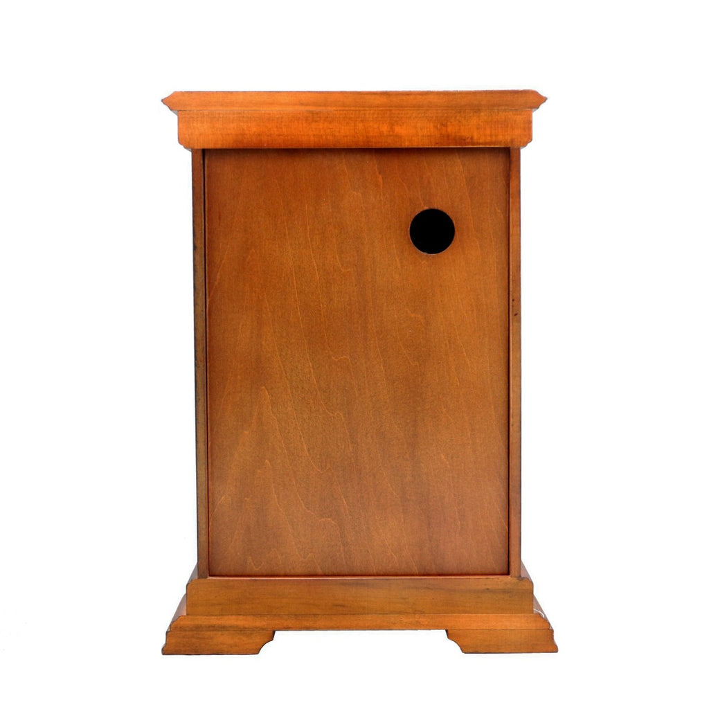 Seiko Wooden Pendulum Mantel Quartz Battery Clock with Westminster or Whittington Chime QXQ008B