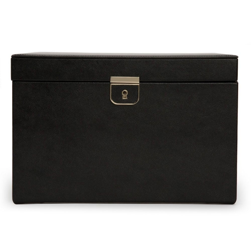 Wolf Palermo Large Jewellery Box Black 213002