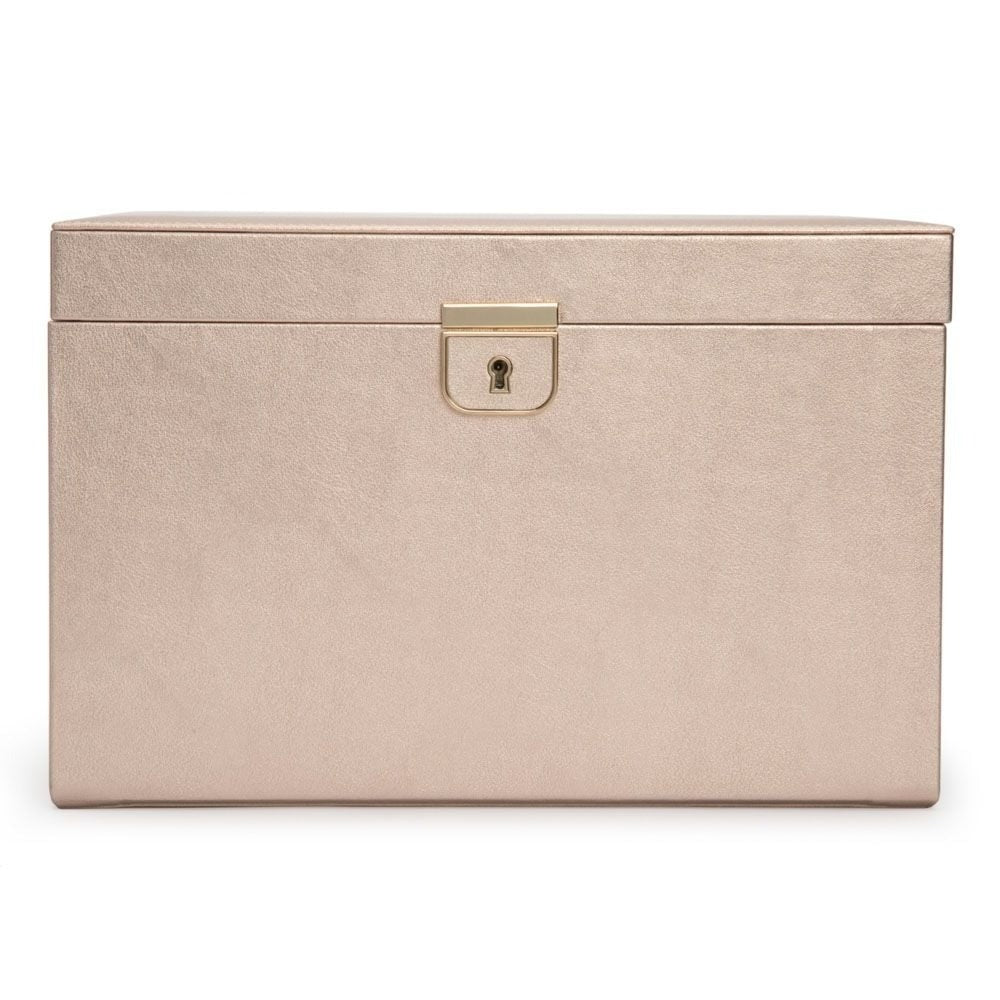 Wolf Palermo Large Jewellery Box Rose Gold 213016