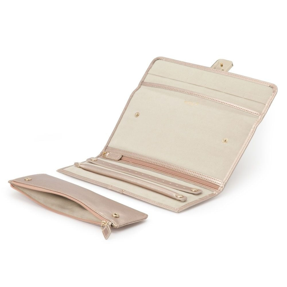 Wolf Palermo Large Jewellery Roll Rose Gold 213416