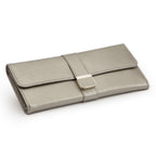Wolf Palermo Large Jewellery Roll Pewter 213478
