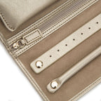 Wolf Palermo Large Jewellery Roll Pewter 213478