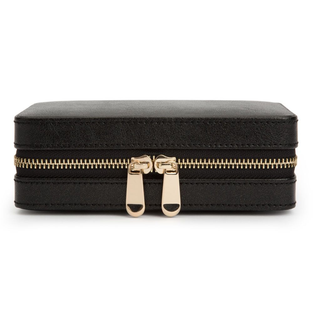 Wolf Palermo Zip Jewellery Case Black 213602