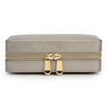 Wolf Palermo Zip Jewellery Case Pewter 213678