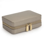 Wolf Palermo Zip Jewellery Case Pewter 213678