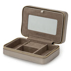 Wolf Palermo Zip Jewellery Case Pewter 213678