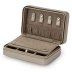 Wolf Palermo Zip Jewellery Case Pewter 213678