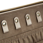 Wolf Palermo Zip Jewellery Case Pewter 213678