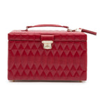 Wolf Caroline Large Jewellery Case Red 329672