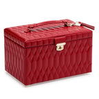 Wolf Caroline Large Jewellery Case Red 329672