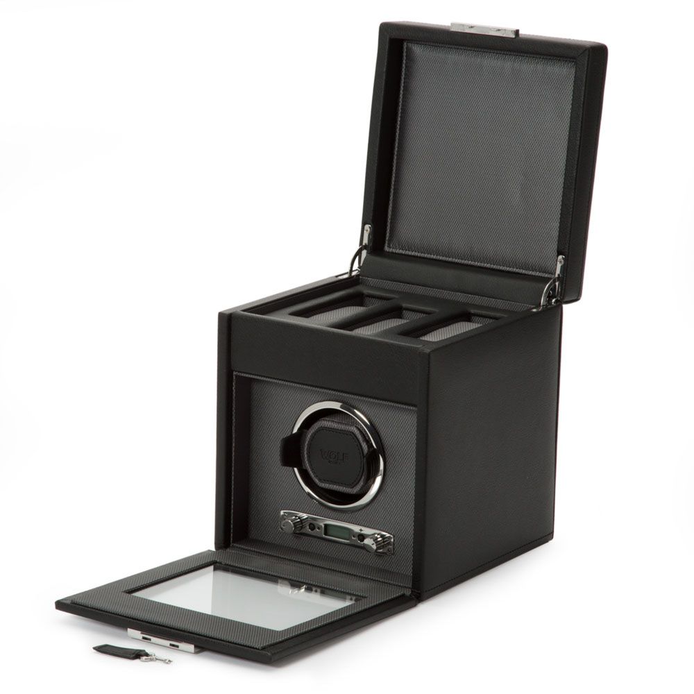 Wolf Viceroy Single Watch Winder with Storage 456102