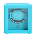 Wolf Designs Cub Tutti Frutti Turquoise Single Watch Winder with Glass Cover 461124