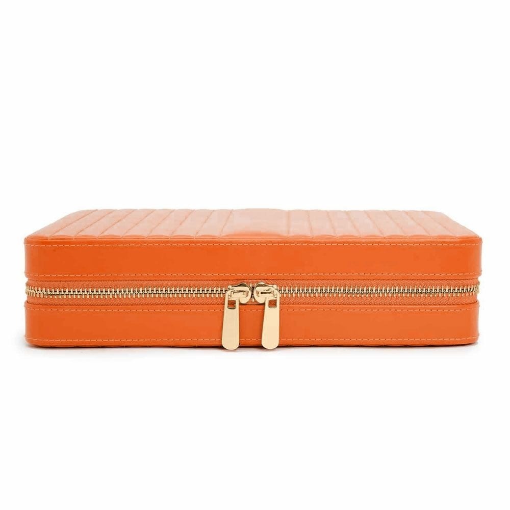Wolf Maria Large Zip Jewellery Case Tangerine 766139
