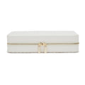 Wolf Maria Large Zip Jewellery Case White 766153