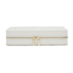 Wolf Maria Large Zip Jewellery Case White 766153