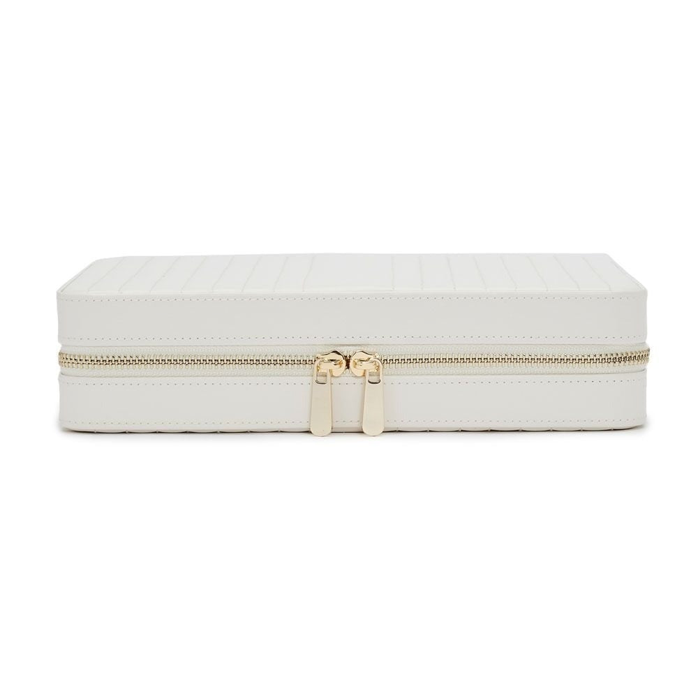 Wolf Maria Large Zip Jewellery Case White 766153