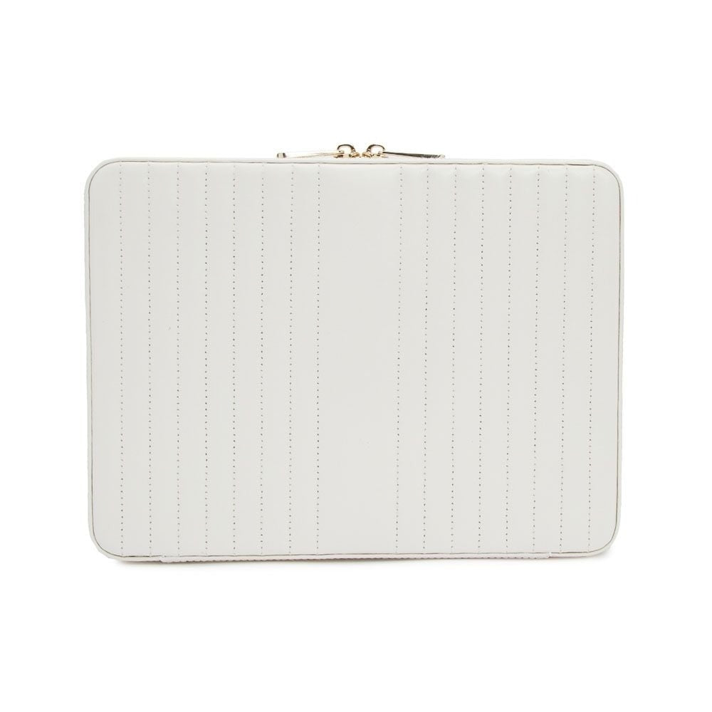 Wolf Maria Large Zip Jewellery Case White 766153
