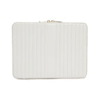 Wolf Maria Large Zip Jewellery Case White 766153