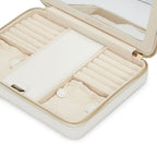 Wolf Maria Large Zip Jewellery Case White 766153