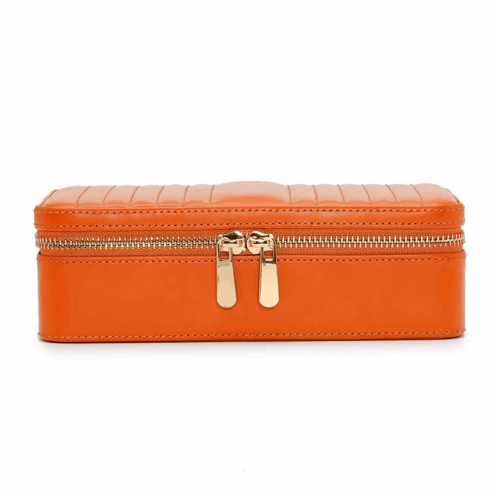 Wolf Maria Medium Zip Jewellery Case Tangerine 766339