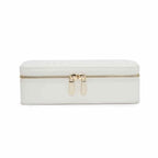 Wolf Maria Medium Zip Jewellery Case White 766353