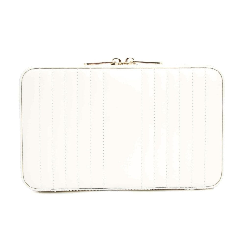 Wolf Maria Medium Zip Jewellery Case White 766353