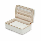 Wolf Maria Medium Zip Jewellery Case White 766353