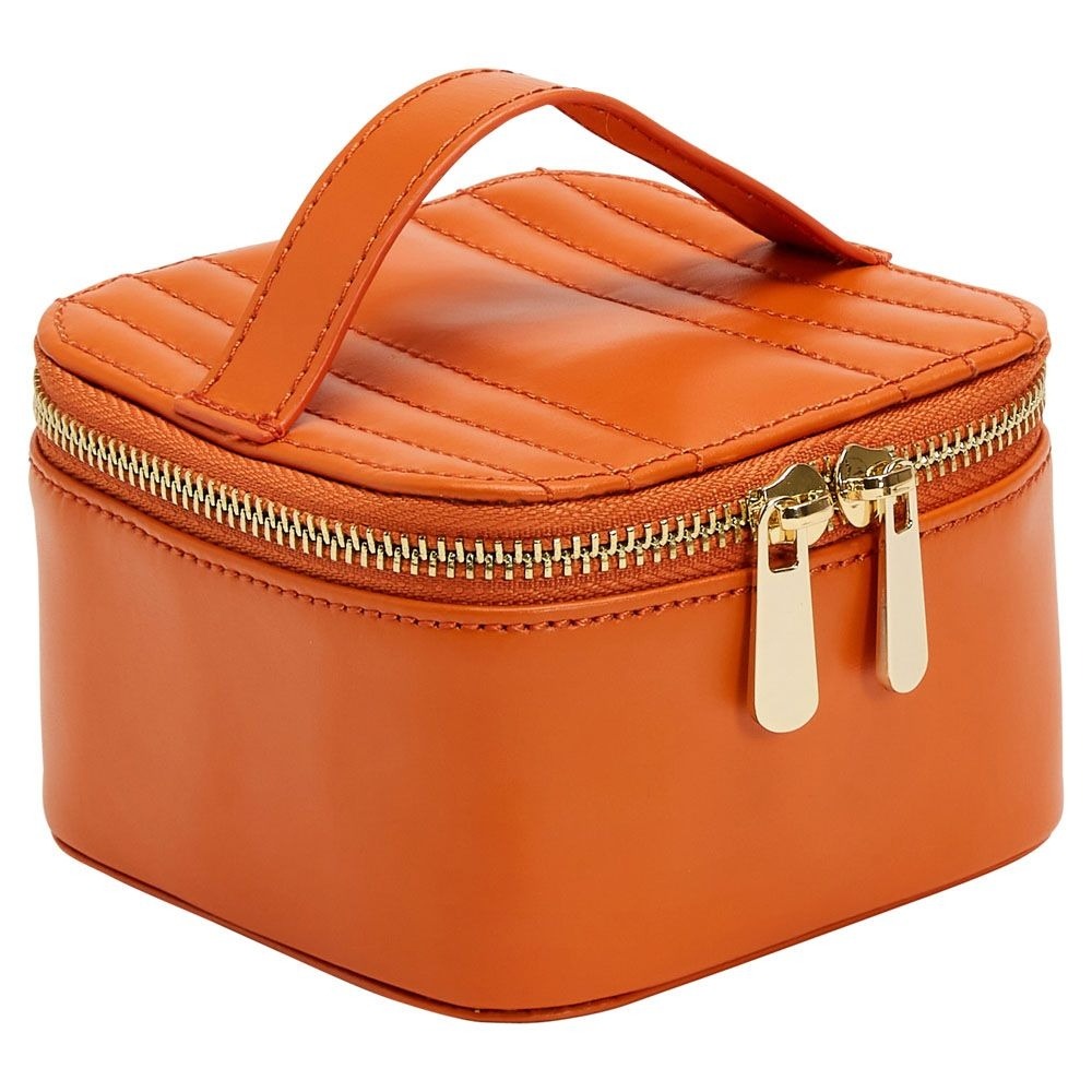 Wolf Maria Zip Jewellery Cube Tangerine 766539