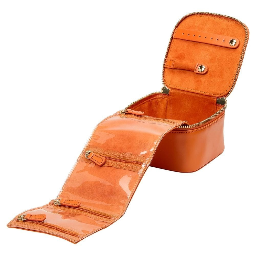 Wolf Maria Zip Jewellery Cube Tangerine 766539