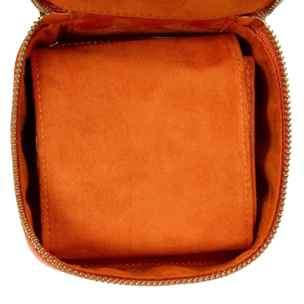 Wolf Maria Zip Jewellery Cube Tangerine 766539