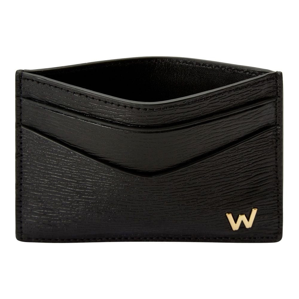 Wolf W Card Holder Black 774202
