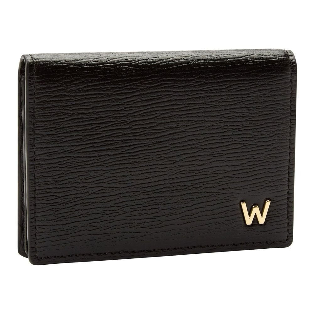 Wolf W Gusset Card Case Black 774402