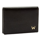 Wolf W Gusset Card Case Black 774402