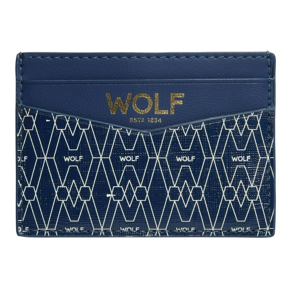 Wolf Signature Card Holder Blue 776224