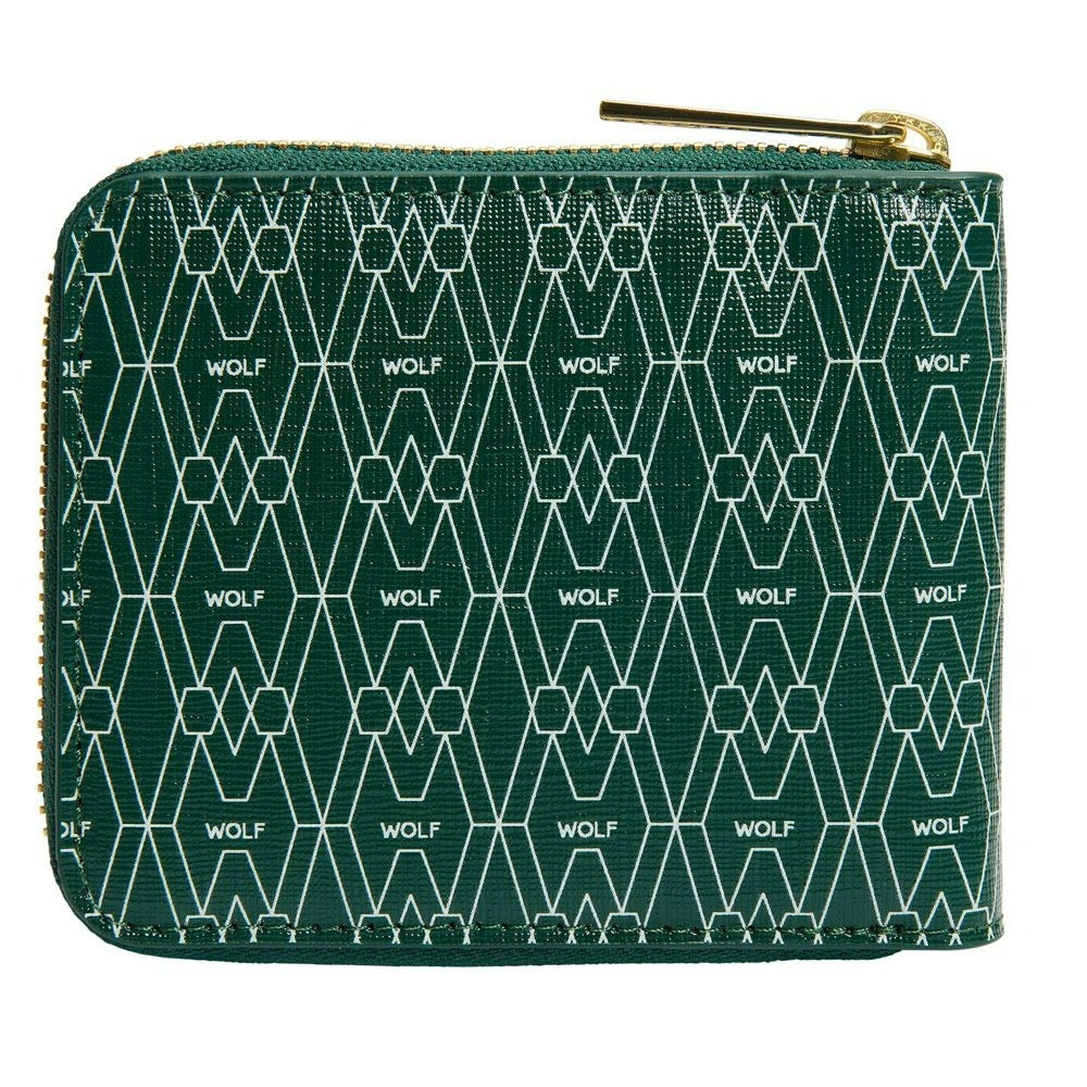 Wolf Signature Zip Wallet Green 776430