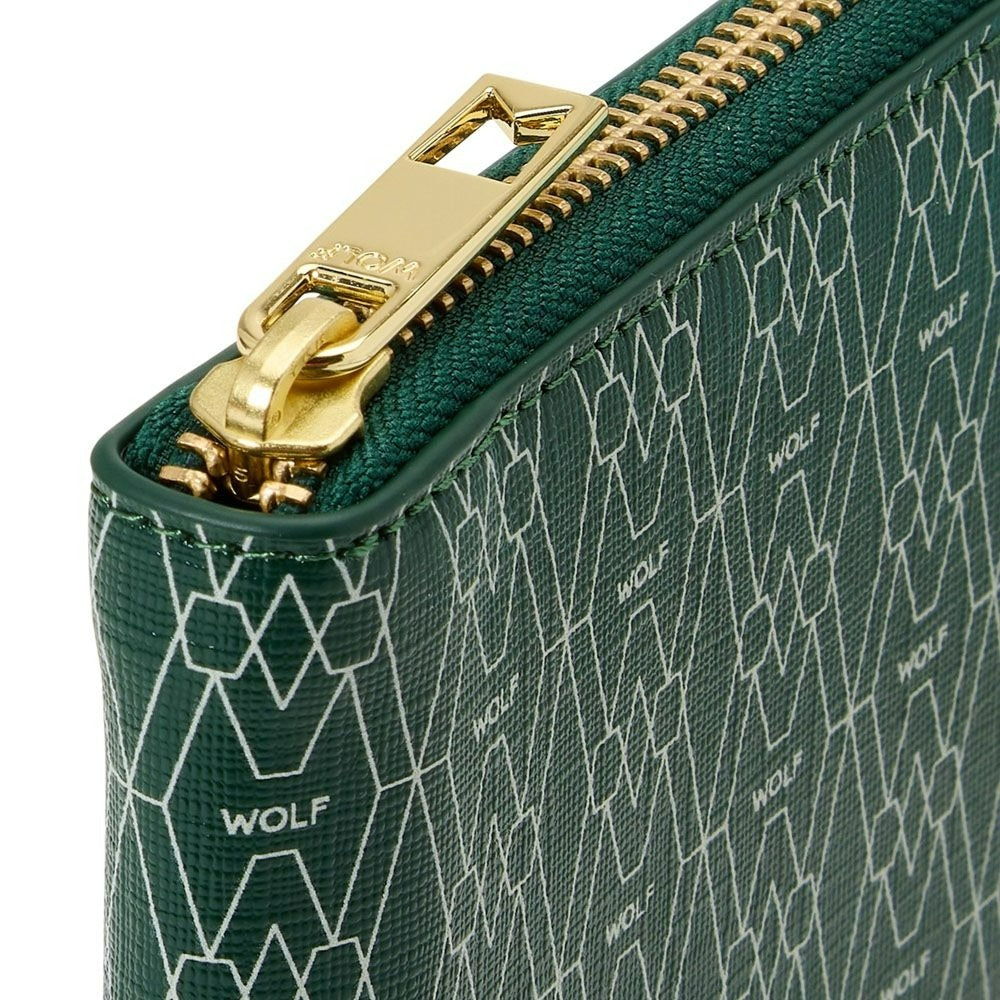 Wolf Signature Zip Wallet Green 776430