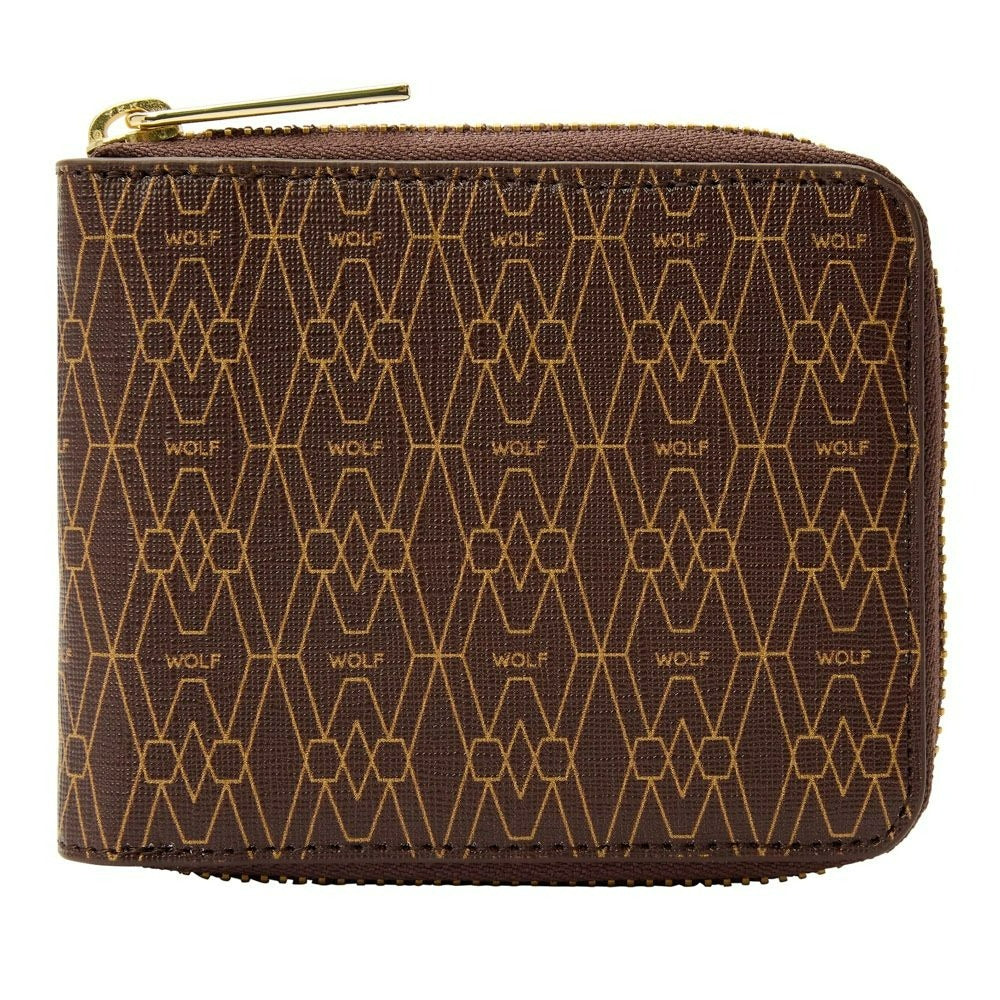 Wolf Signature Zip Wallet Brown 776433