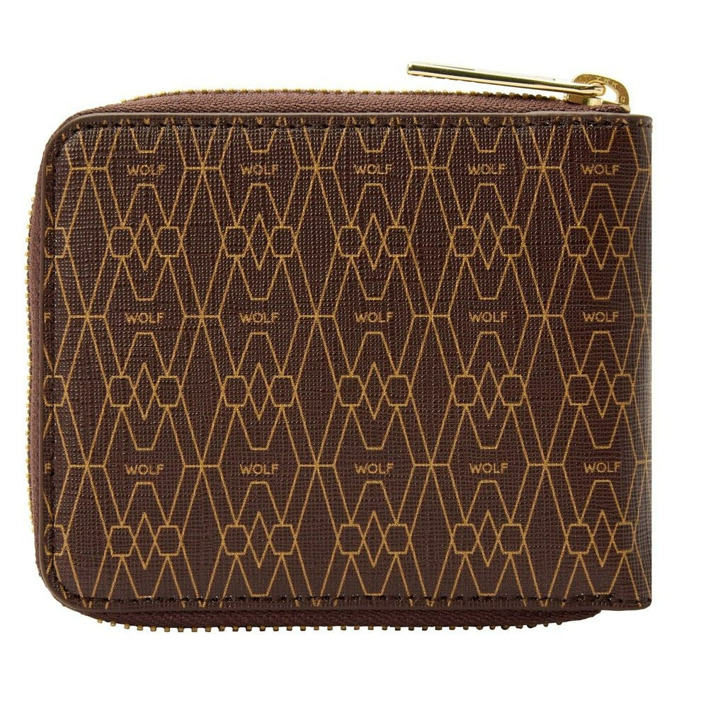 Wolf Signature Zip Wallet Brown 776433
