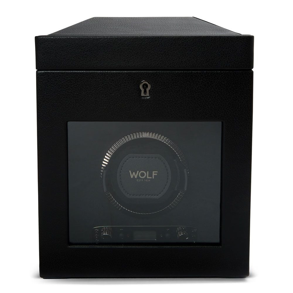 Winder Cloc Wedi'i Osod Wolf British Racing Sengl gyda Storio Du 792102