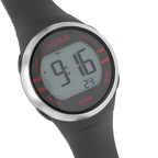 Lorus Mens Digital Watch with Black Silicone Strap R2335NX9