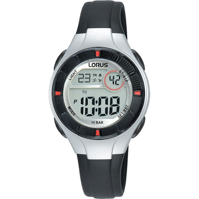 Lorus Kids Digital Watch with Black PU Strap R2339PX9