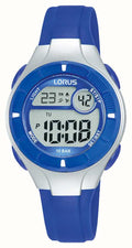 Gwylfa Ddigidol Plant Lorus gyda Strap Resin Glas R2341PX9