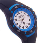 Lorus Boys Watch With Blue Strap and White Dial R2365LX9