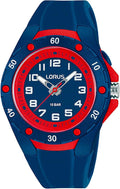 Lorus Boys Kids Watch with Blue Dial and Blue Silicone Strap R2373NX9