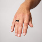 Fred Bennett Tungsten Ring with Black Carbon Fibre Inlay R3885