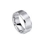 Fred Bennett Brushed Stainless Steel Spinner Fidget Ring R3932