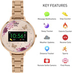 Reflex Active Ladies Smart Watch with Rose Gold Bracelet RA03-4010