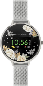 Reflex Active Ladies Smart Watch with Silver Milanese Strap RA03-4035